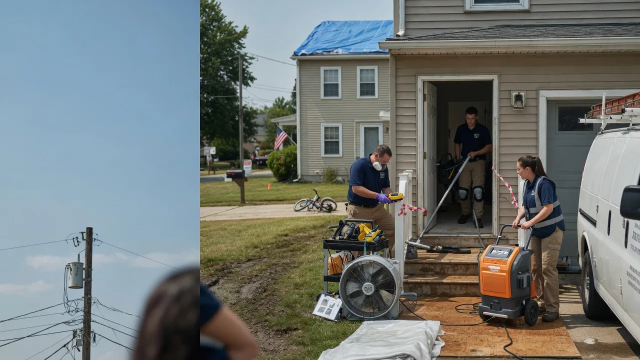 Water Damage Repair in Gypsum, OH near me